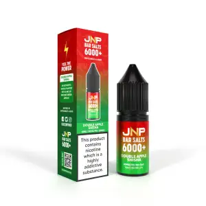 Double Apple Shisha Nic Salt E liquid by JNP Bar Salts 6000 10ml